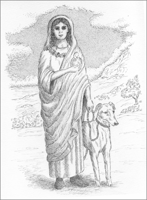 Woman with Dog